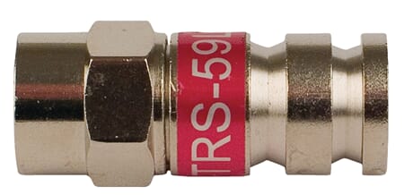 F-hane compression RG-59