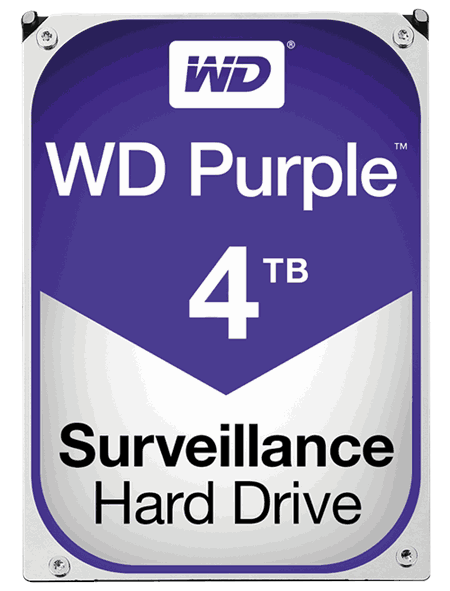 WD Purple 4TB SATA 6 Gb/s 3,5", 64MB cache