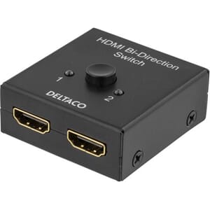 HDMI-switch, 1-2 eller 2-1, manuell