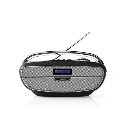 DAB + radio, 60 W, Bluetooth®, Sort/sølv