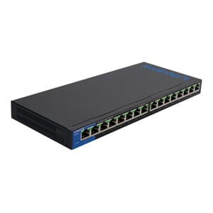 LINKSYS LGS116P-EU Unmanaged Switches PoE 16-port