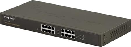 TP-LINK, nettverksswitch, 16-ports 10/100/1000Mbps