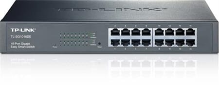 TP-LINK Layer 2 switch, 16-ports 10/100/1000Mbps