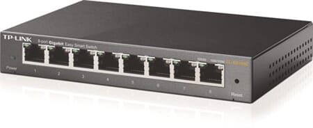 TP-LINK Easy Smart Switch,  Layer 2, 8-ports