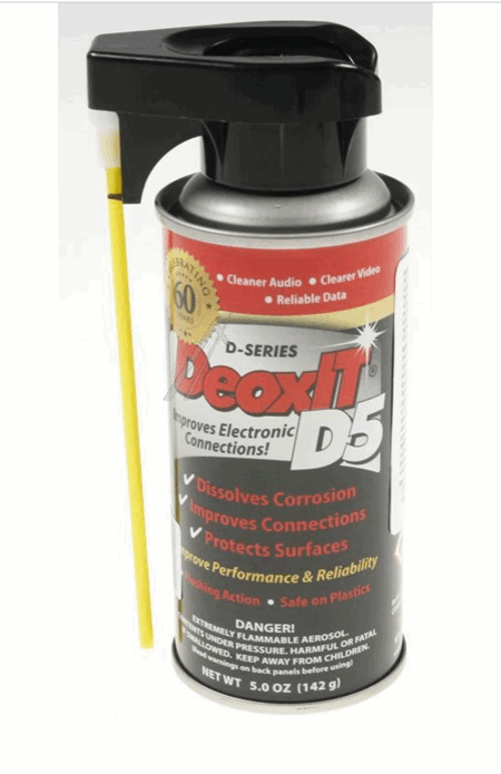 DeoxIT D5 - kontakt/rengjøringsspray, 200ml