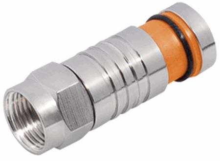 F-connector kompresjonsplugg, 6,8 mm