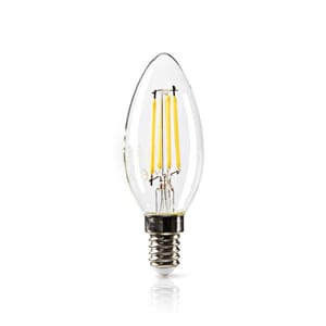 Dimbar LED-lampe retro filament E14 | Stearinlys | 4,8 W | 4